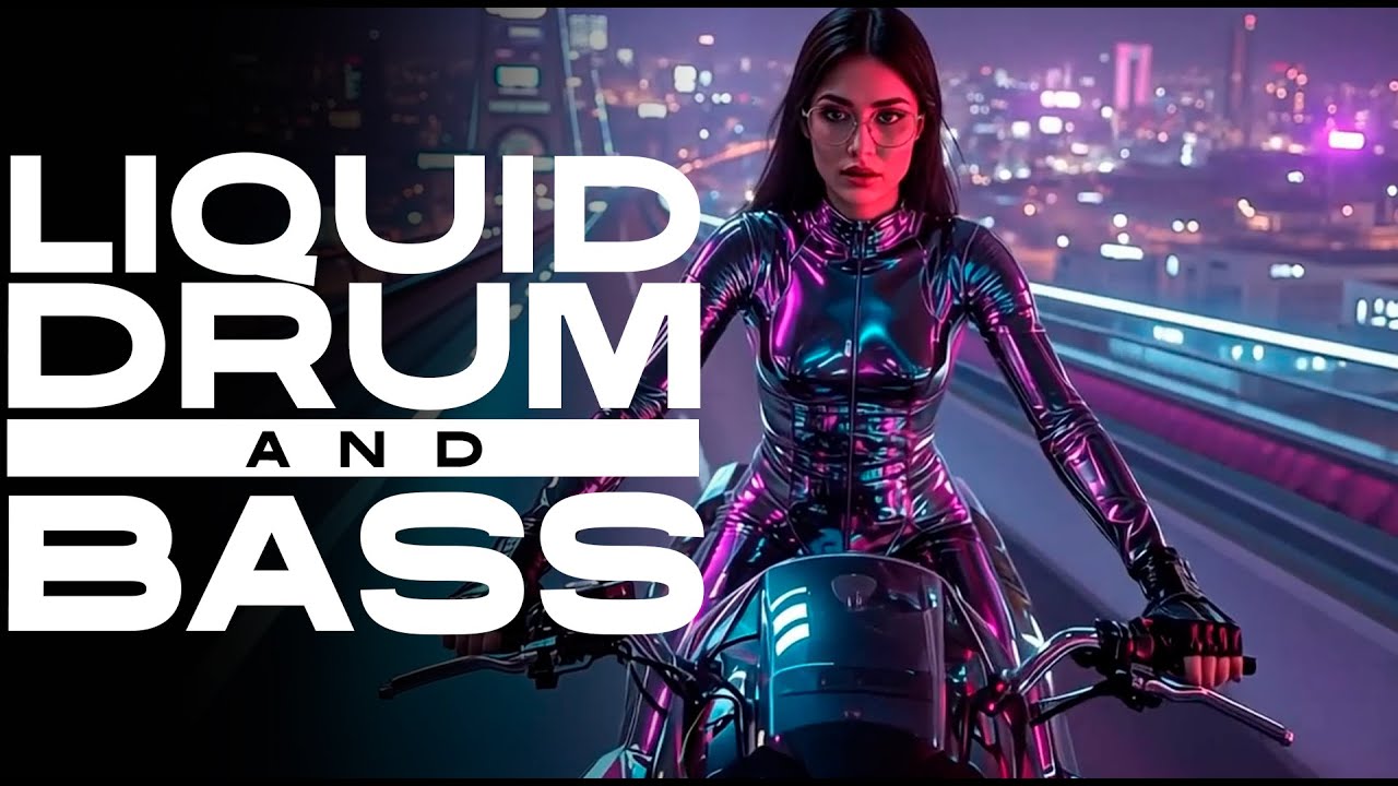 🌃 Neon Ride | Liquid Drum & Bass for focus