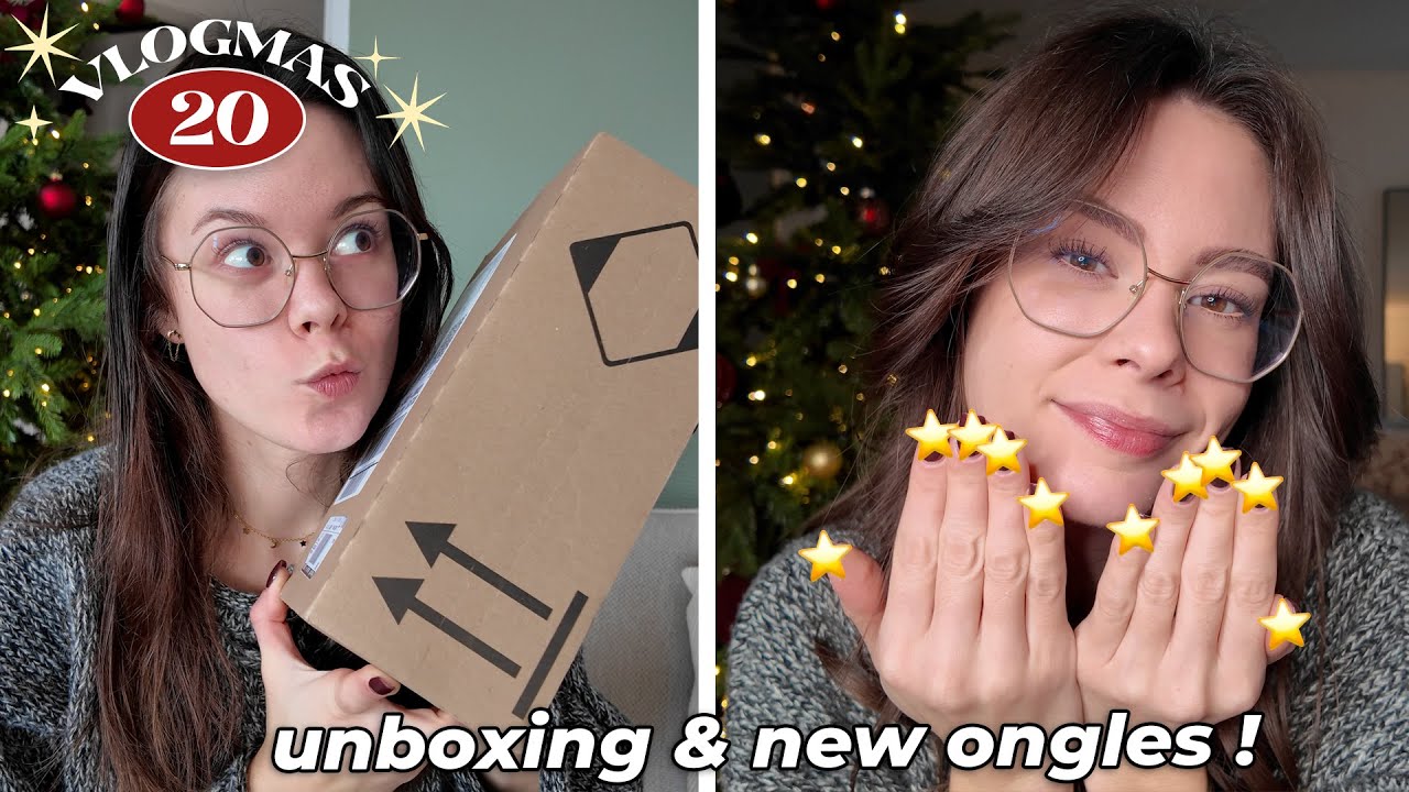 VLOGMAS #20 &bull; Ma commande Sephora et je refais mes ongles !!