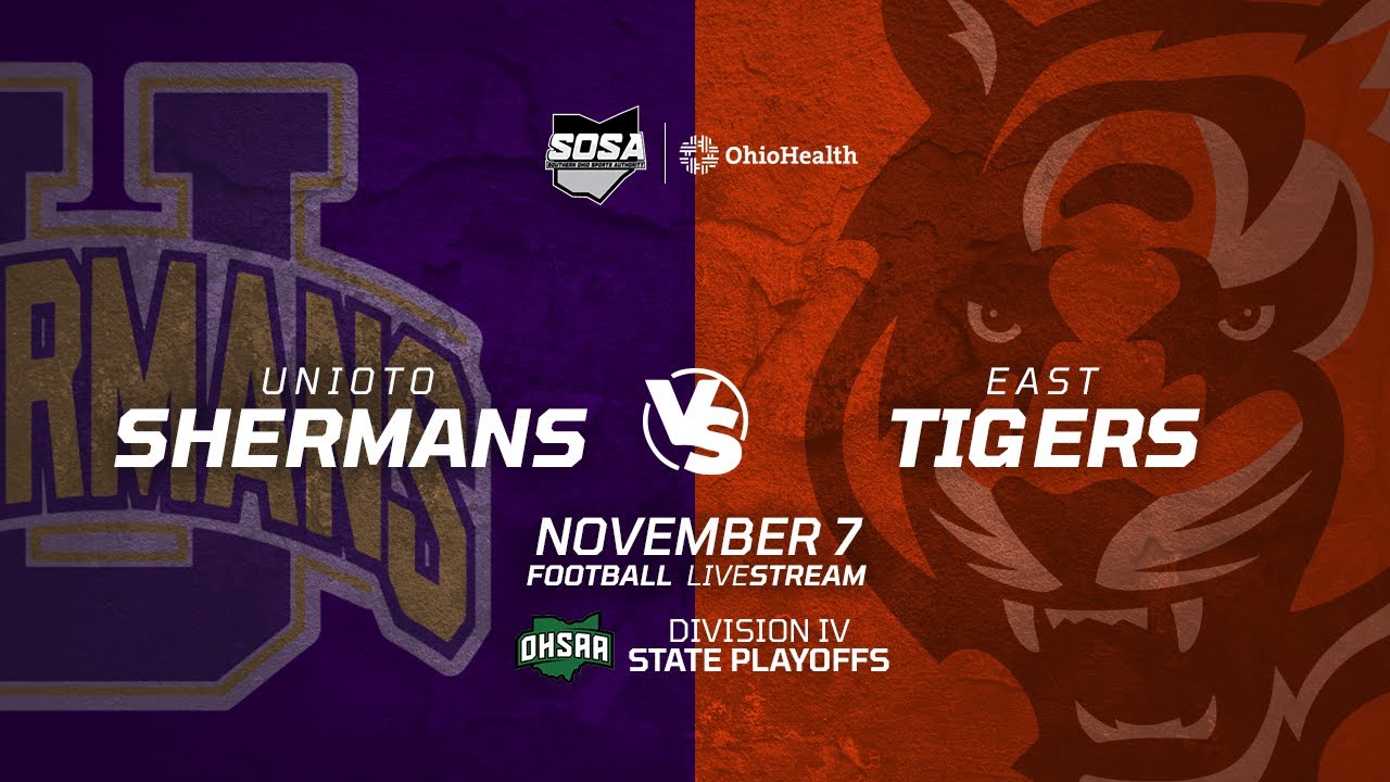 PLAYOFF FOOTBALL: Columbus East Tigers at Unioto Shermans