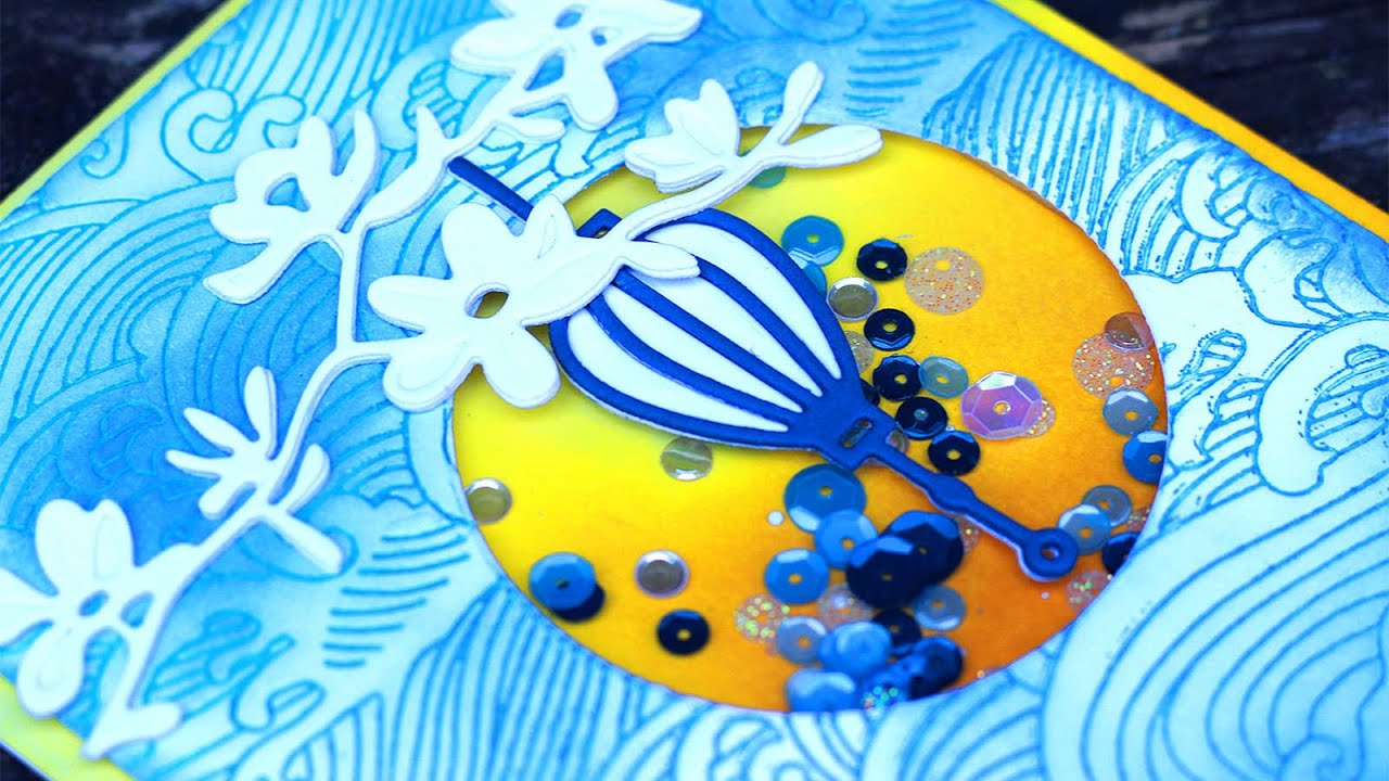 Lantern on the Wind | Shaker Card
