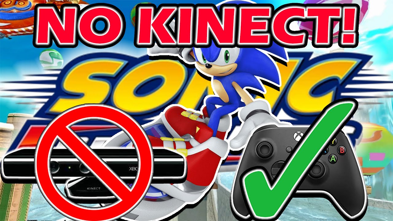 You can now PLAY Sonic Free Riders without a kinect!