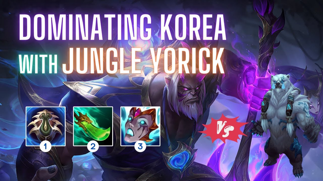 Farm and gank at the same time with Jungle Yorick! High Diamond Korean Adventures #2