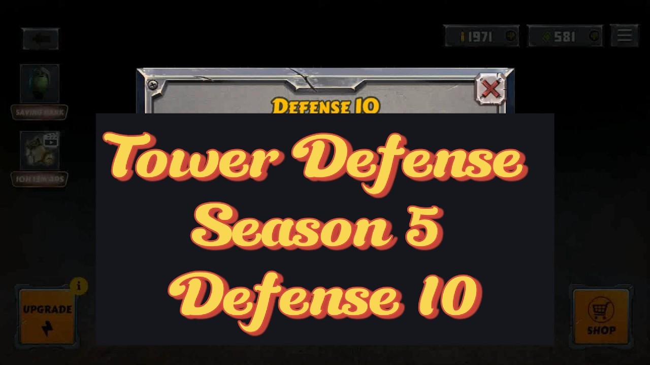 Battle Strategy - Tower Defense Season 5 Level 10
