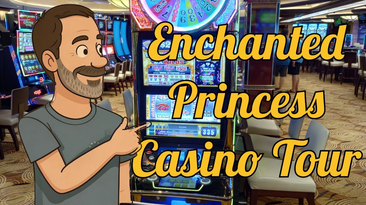 🎰 Inside the Enchanted Princess Casino: Full Tour of Main Casino & Non-Smoking Sections! 🚢