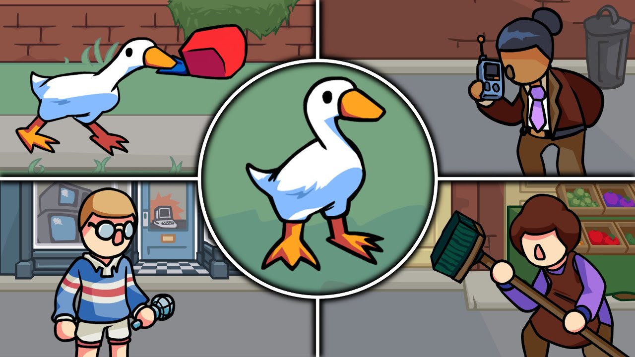 All Untitled Goose Game Phases - Friday Night Funkin VS Untitled Goose Game