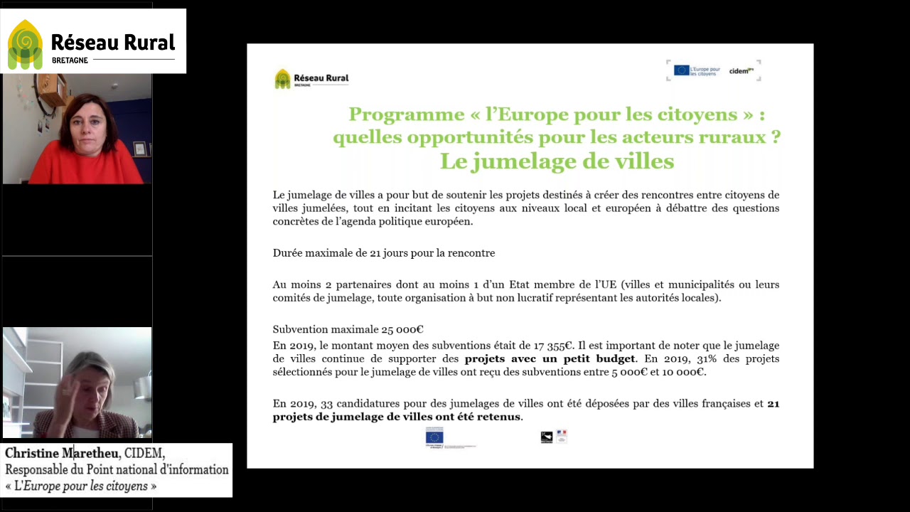 Christine Maretheu, CIDEM, Responsable du Point national d'information &laquo;L'Europe pour les citoyens