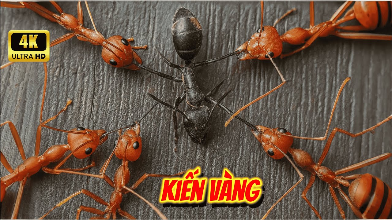 Kiến V&agrave;ng | Kh&aacute;m Ph&aacute; Thế Giới Lo&agrave;i Kiến Th&ocirc;ng Minh | Thế Giới Hoang D&atilde;