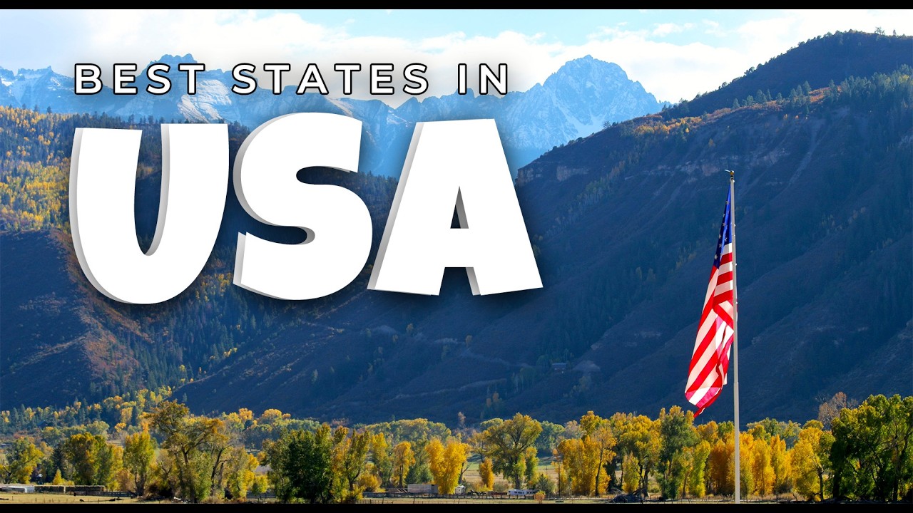 You Won’t Guess #1  Top 10 Most Beautiful States in the US #USAtravel #Top10States #NationalParks