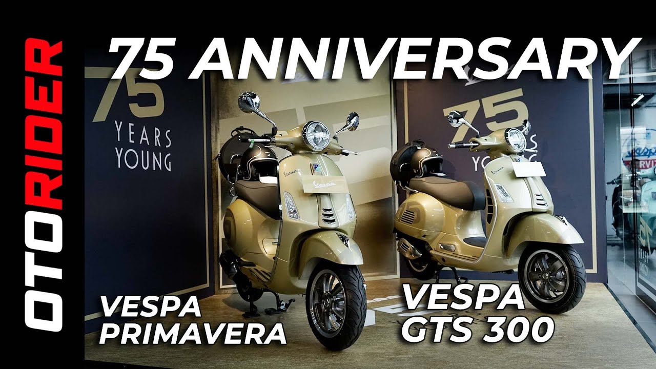 Edisi Spesial 75 Anniversary - Vespa Primavera dan Vespa GTS 300 - Indonesia | OtoRider