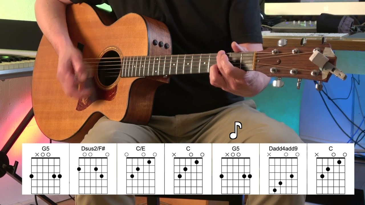 Who's Gonna Ride Your Wild Horses - Acoustic Guitar - U2 - Original Vocal Track - Chords