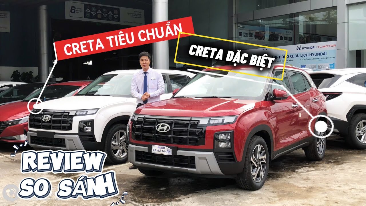 So Sánh Hyundai CRETA 2025 Facelift Bản Tiêu Chuẩn Và Đặc Điệt - Lệch 60 Triệu Rất Đáng Cân Nhắc