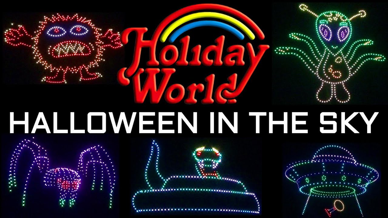 Holiday World 2024 Halloween Drone Show - Halloween In The Sky!
