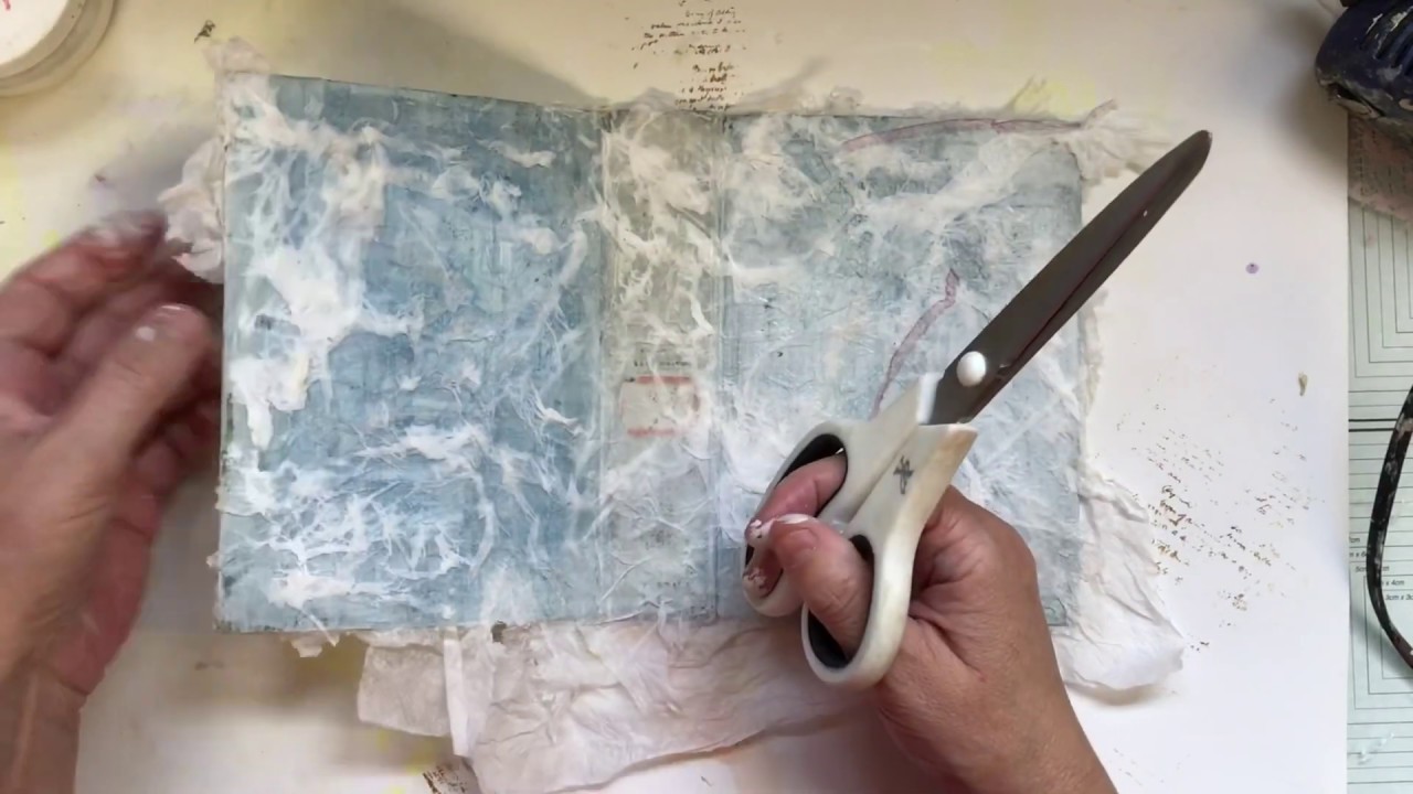 JUNK IN THE TRUNK #13  gutted book cover (Napkin waste) part 1