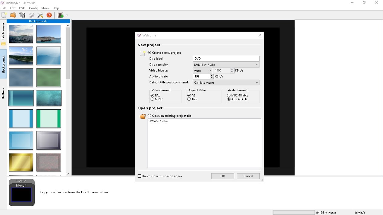 How to Create a DVD using DVDStyler