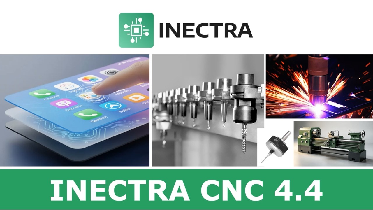 Релиз Inectra CNC 4.4 - сенсорный дисплей, плата расширения, плазма, токарка, автосмена