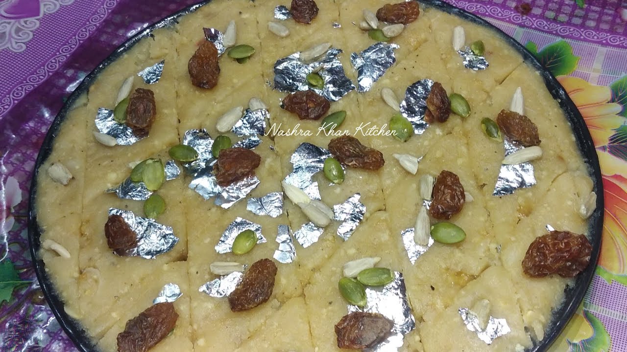 Maida Ka Katli Wala Halwa | Shab-e-barat Special Maide Ka Katli Wala Halwa | @NashraKhanKitchen