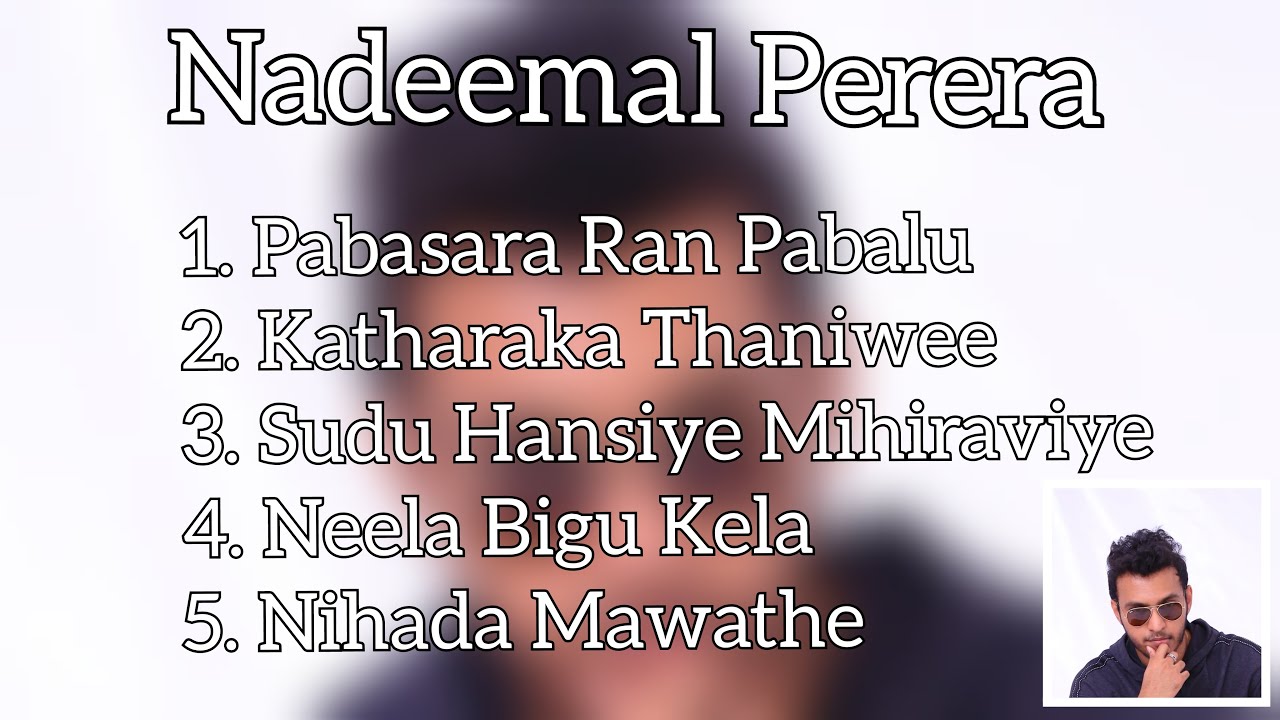 Best Sinhala Cover Songs Collection | Nadeemal Perera | හිතට දැනෙන සිංදු එක පෙළට 🎶🎧