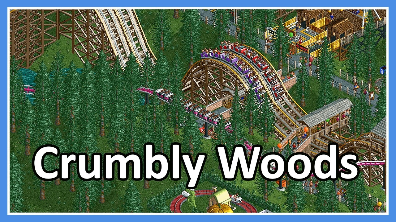 Crumbly Woods | Replaying the original scenarios | Rollercoaster Tycoon Classic