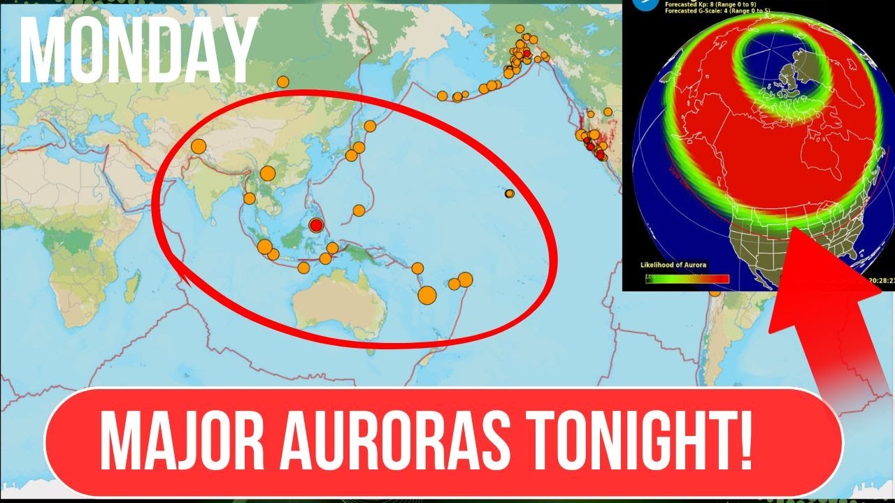 Major Space weather activity hitting the planet. Noticeable Earthquake uptick. Monday update.