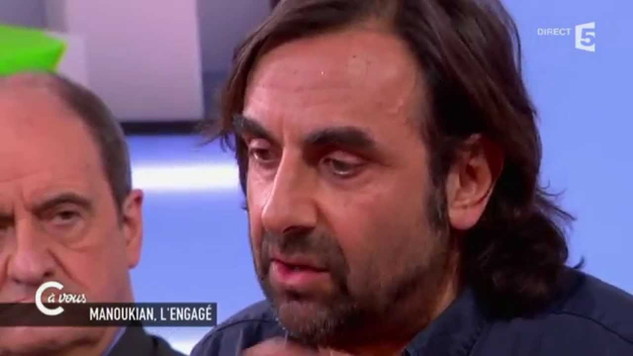 André Manoukian sur la comémoration du génocide arménien - C à vous - 16/04/2015