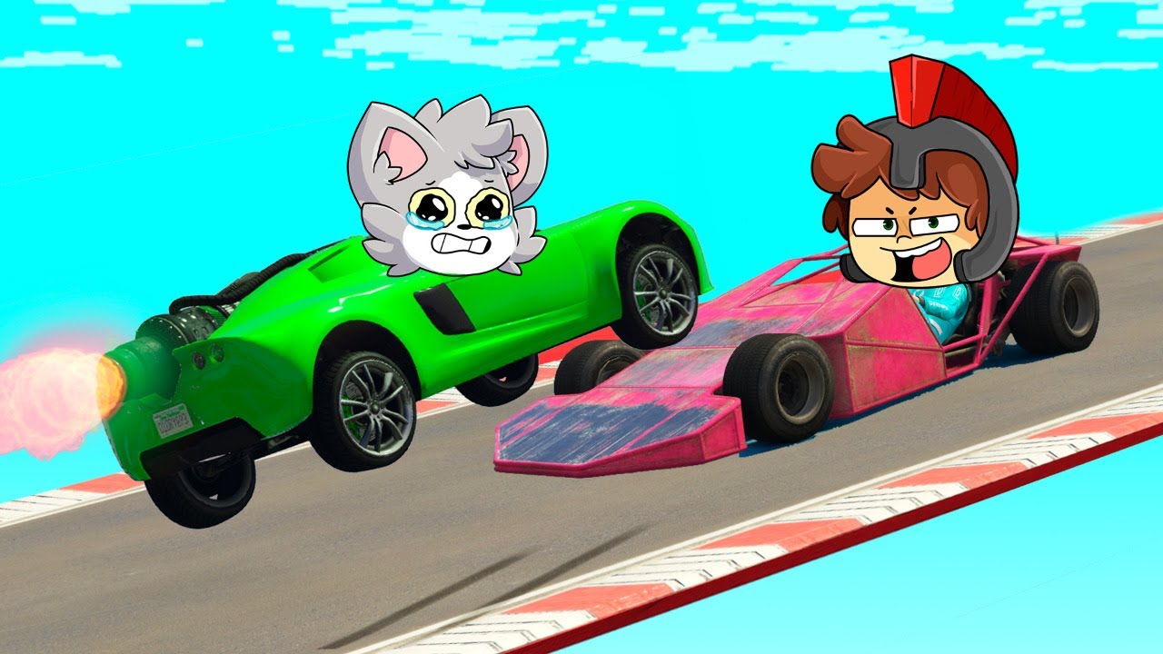 ¡SUPER AUTO vs COCHE RAMPA! 😂🔴 El CARA a CARA MÁS GRACIOSO con LOS COMPAS