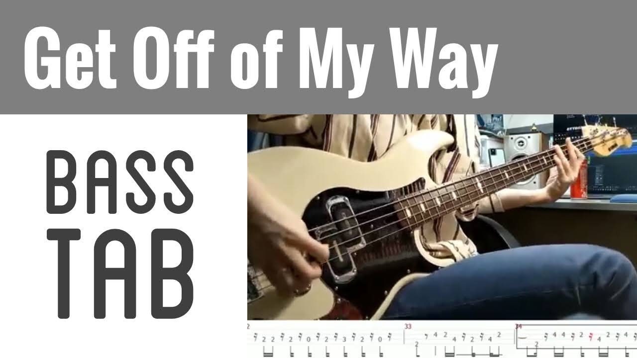 【ベース・TAB】Get Off of My Way/MAN WITH A MISSION【Bass Cover w/ TAB】