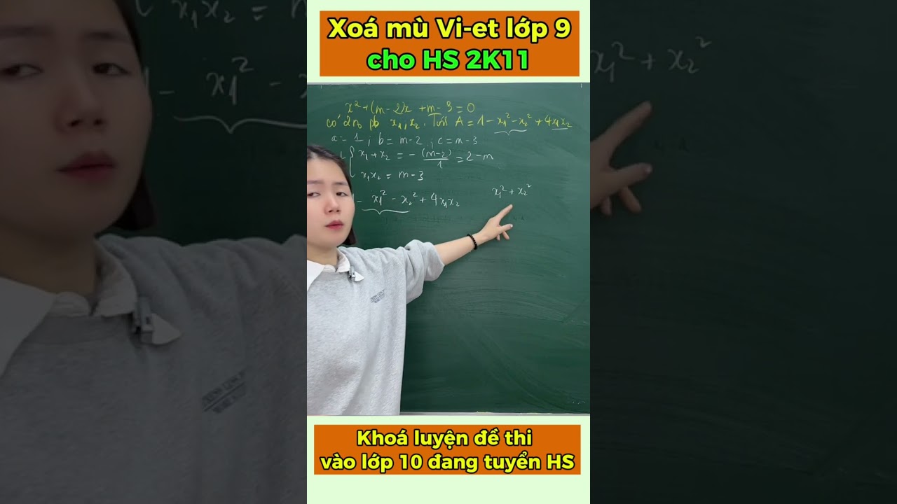 Xoá mù Vi-et lớp 9 - Chị Giáo Nấm