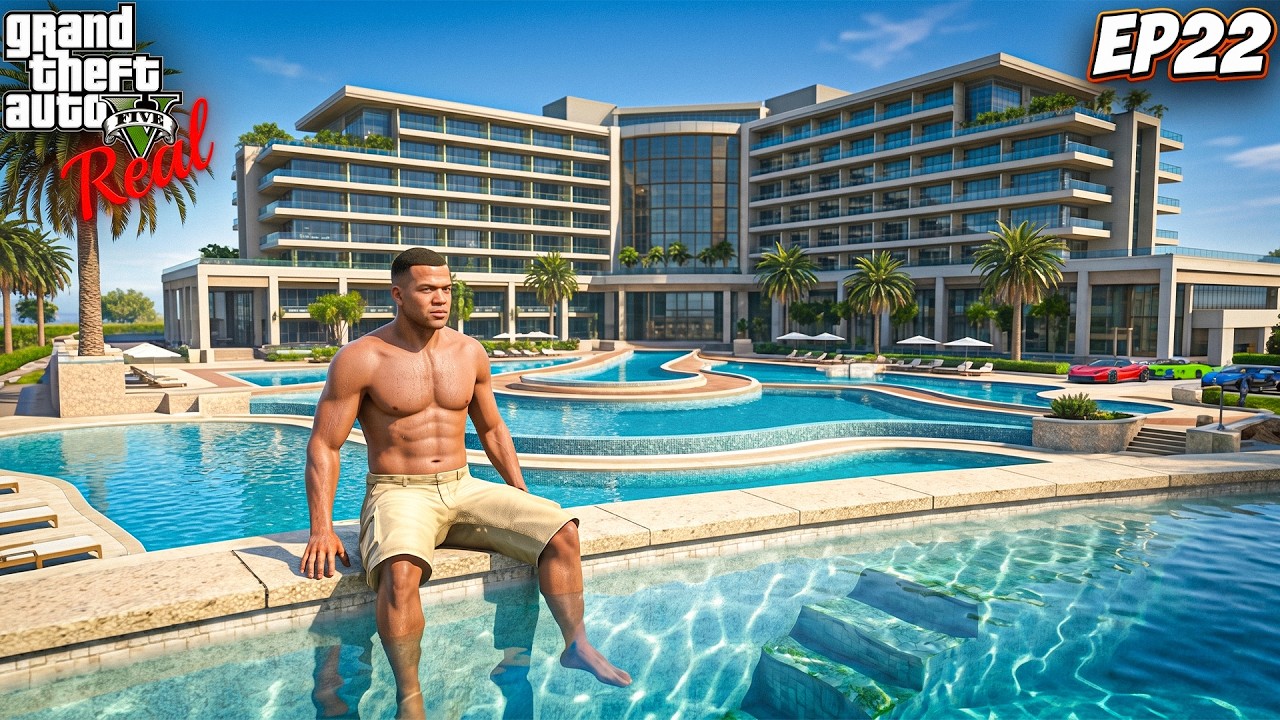 Franklin's NEW HOTEL in GTA 5 Real !