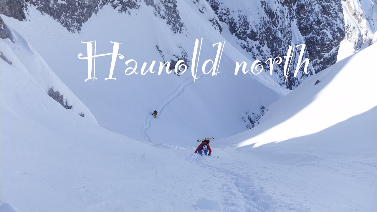 Haunold north couloir
