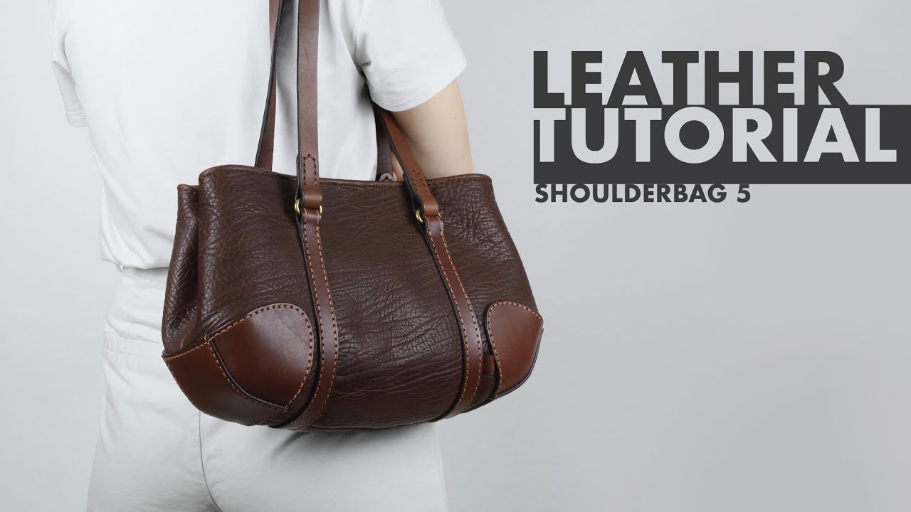 Crafting an interesting Soft Leather Tote - Full Tutorial with Patterns