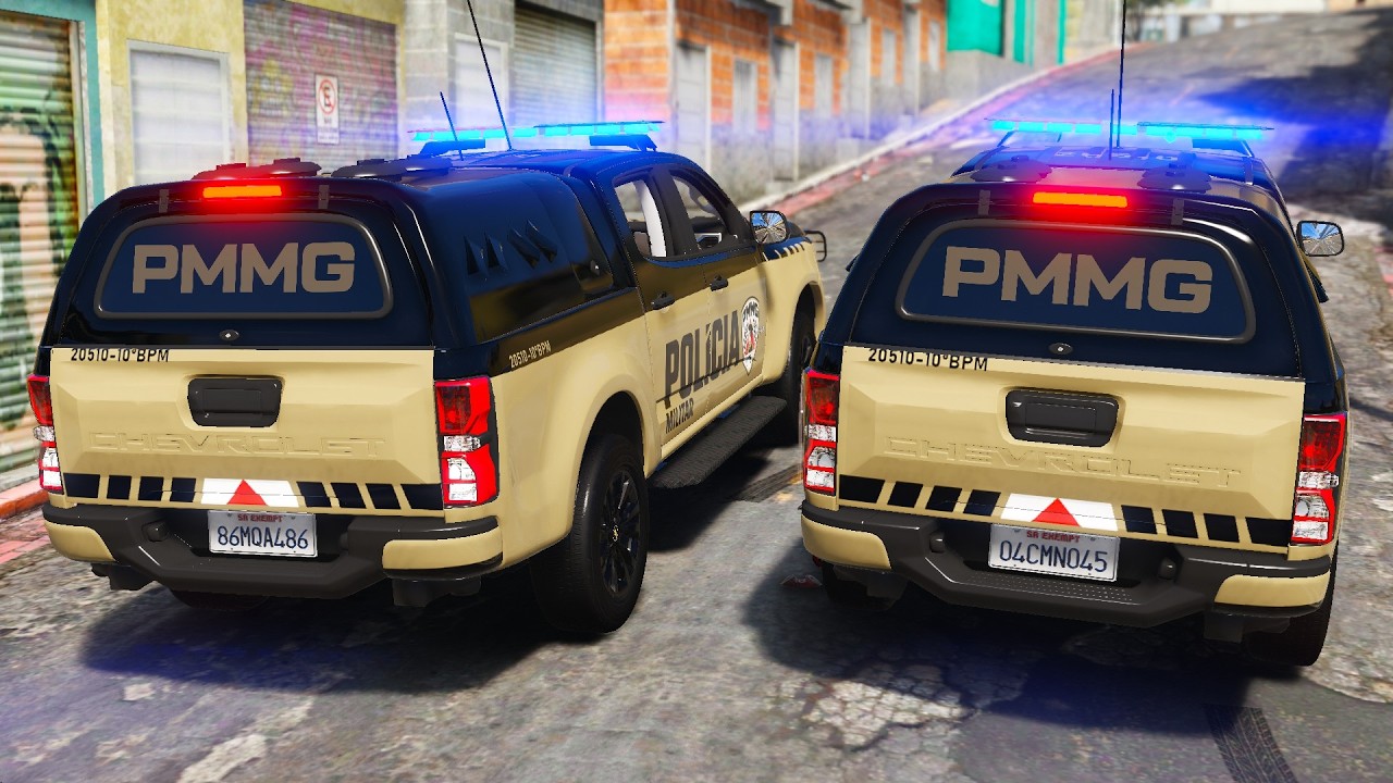 PERSEGUIÇÃO, ENQUADRO + TROCA de TIROS | PMMG | GTA 5 POLICIAL