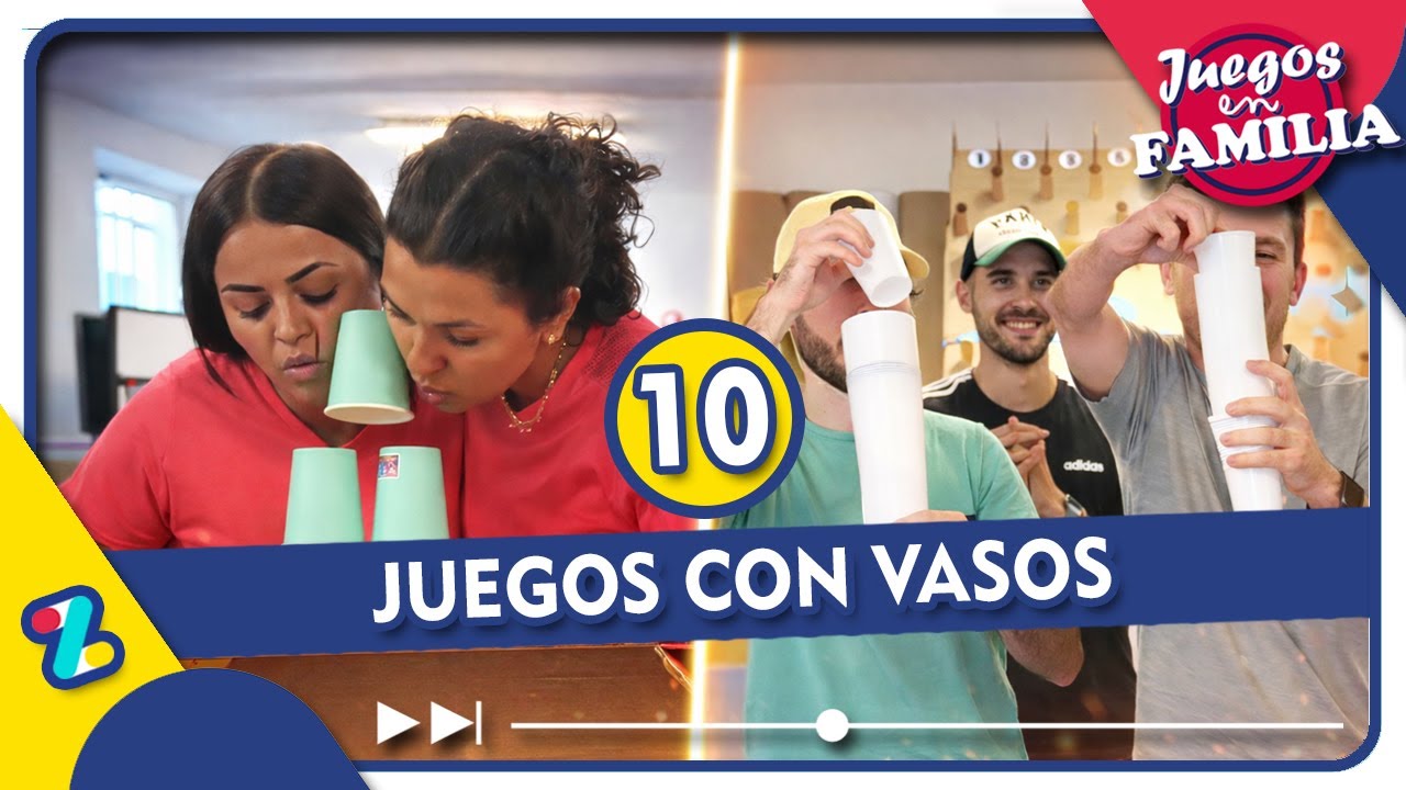 𝗠𝗘𝗝𝗢𝗥𝗘𝗦 𝗝𝗨𝗘𝗚𝗢𝗦 con 𝗩𝗔𝗦𝗢𝗦 para 𝗙𝗜𝗘𝗦𝗧𝗔𝗦 - Juegos en Familia