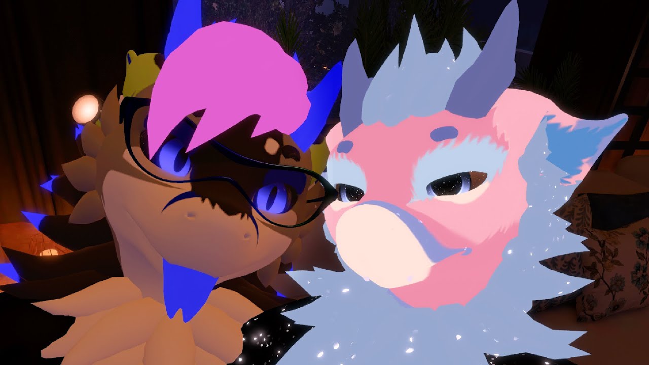 GAY FURRY CUDDLES in VRCHAT 💖