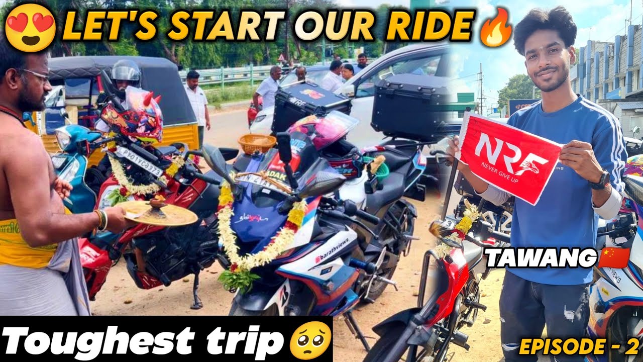 😍Let's Start our toughest trip🥺| Arunachal pradesh🔥 TAWANG😱3500KMS | NRF❤️