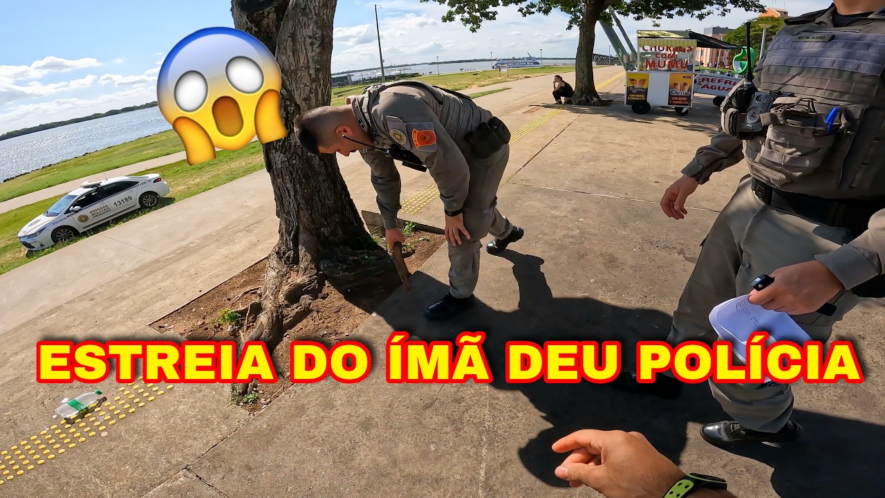 DEU POLÍCIA na estreia do ímã do @Raulzeira Tv