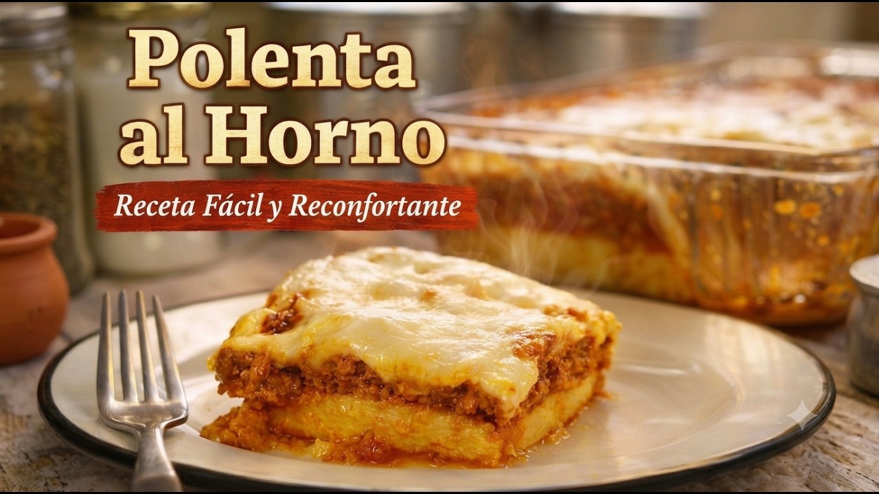 “Polenta al Horno: Receta Fácil, Deliciosa y Reconfortante para Combatir el Frio