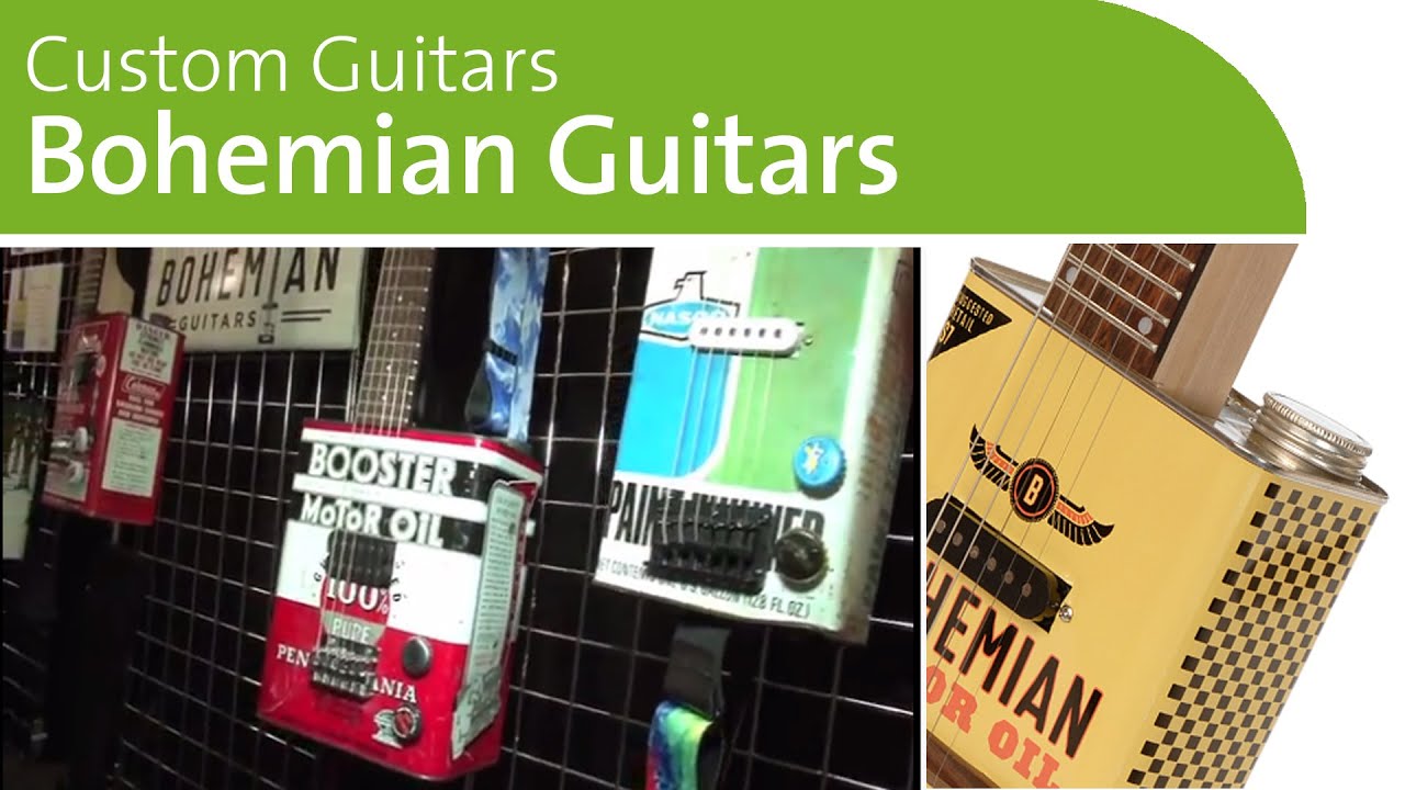 Bohemian Guitars - Very Cool Oil Can Guitars!