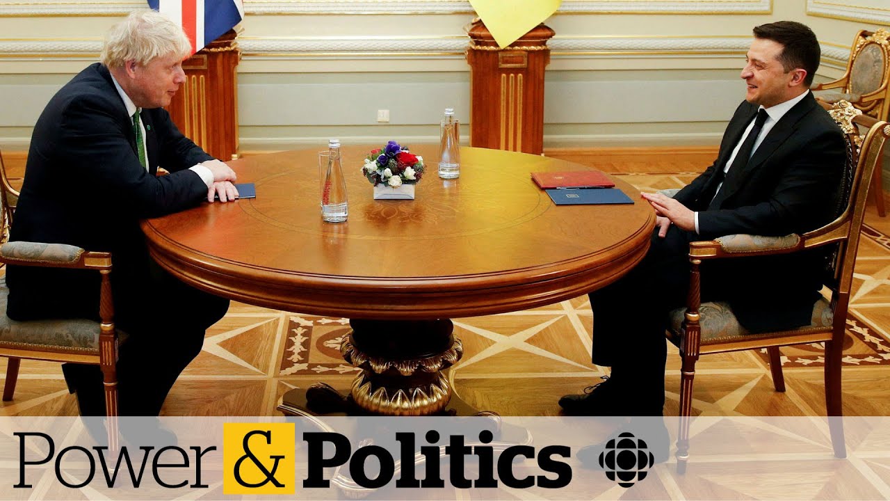 U.K. prime minister meets with Ukrainian president in Kyiv amid soaring tensions with Russia