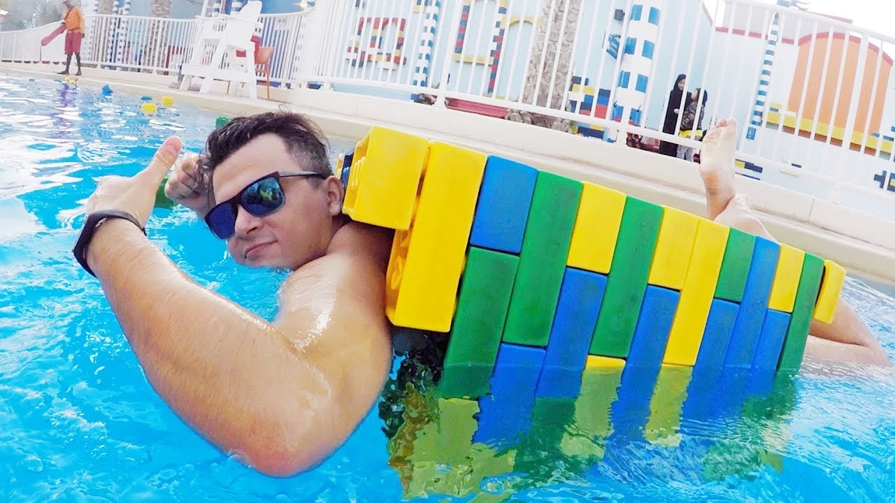ЛЕГОМЕН! Влог из парка LEGOLAND и аквапарка / Dubai /Дубай