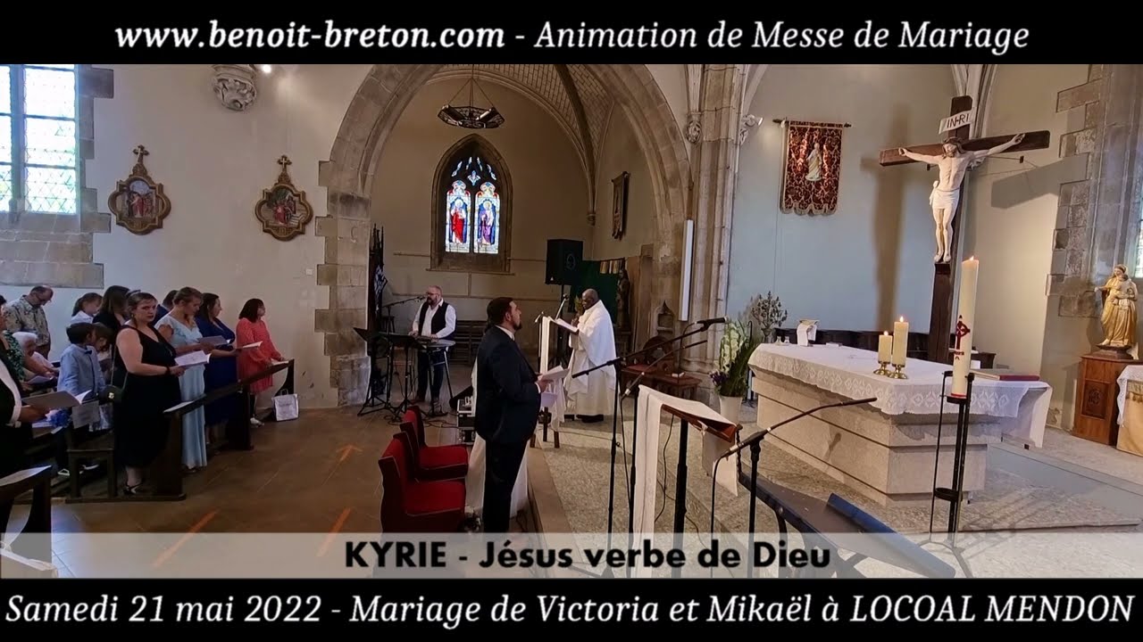 Kyrie - Jésus verbe de Dieu  - Animation Messe Mariage Rock Morbihan 56 - Benoît BRETON