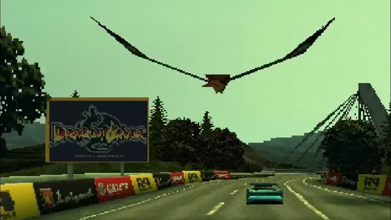 Ridge Racer Type 4 - Giant Eagle Easter Egg