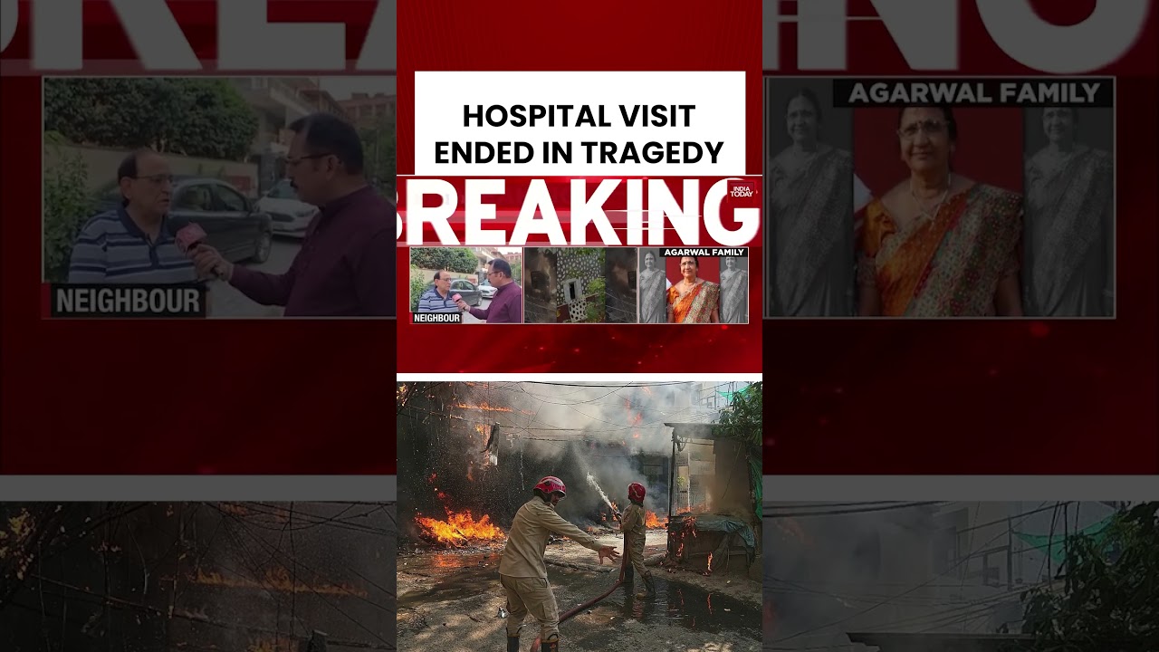 Delhi Fire News: Family Visiting Hospital Dies In Hotel Blaze #delhifire #delhinews #malviyanagar