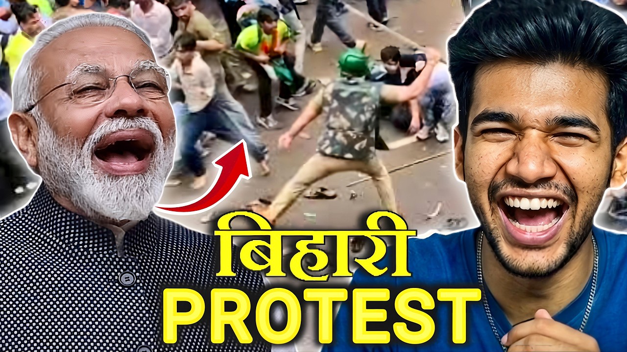 BIHAR PROTEST: 😂 | GODI MEDIA NEWS ROAST 🤡 