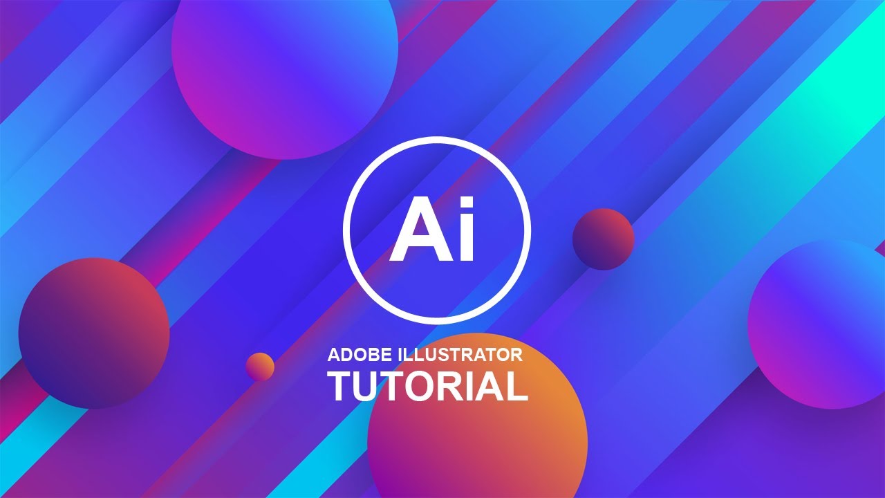 3D Background With Gradient Color Combinations  Adobe Illustrator Tutorial
