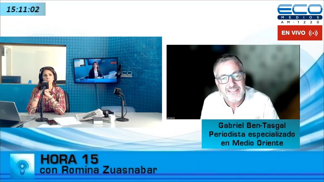 Gabriel Ben Tasgal, periodista especializado en Medio Oriente en Hora 15