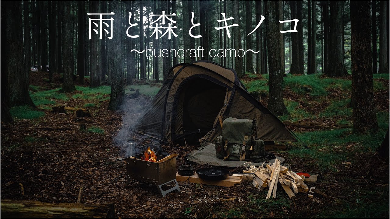 ［キャンプ］〜雨と森とキノコ〜