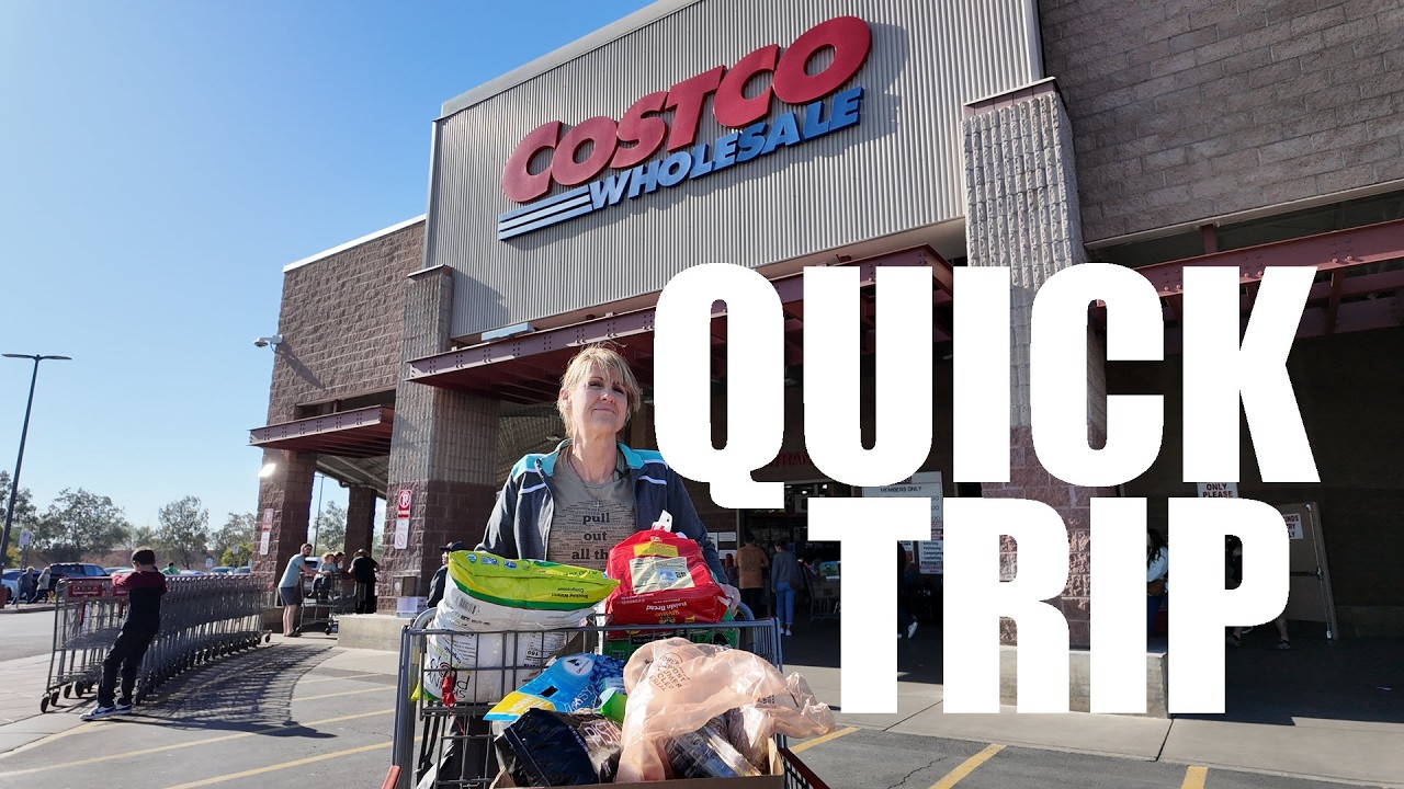 RV Trip Costco Grocery Haul
