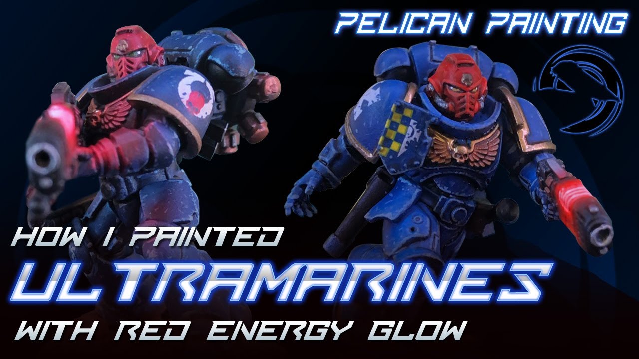 How I painted Ultramarine Hellblasters with Red Plasma glow