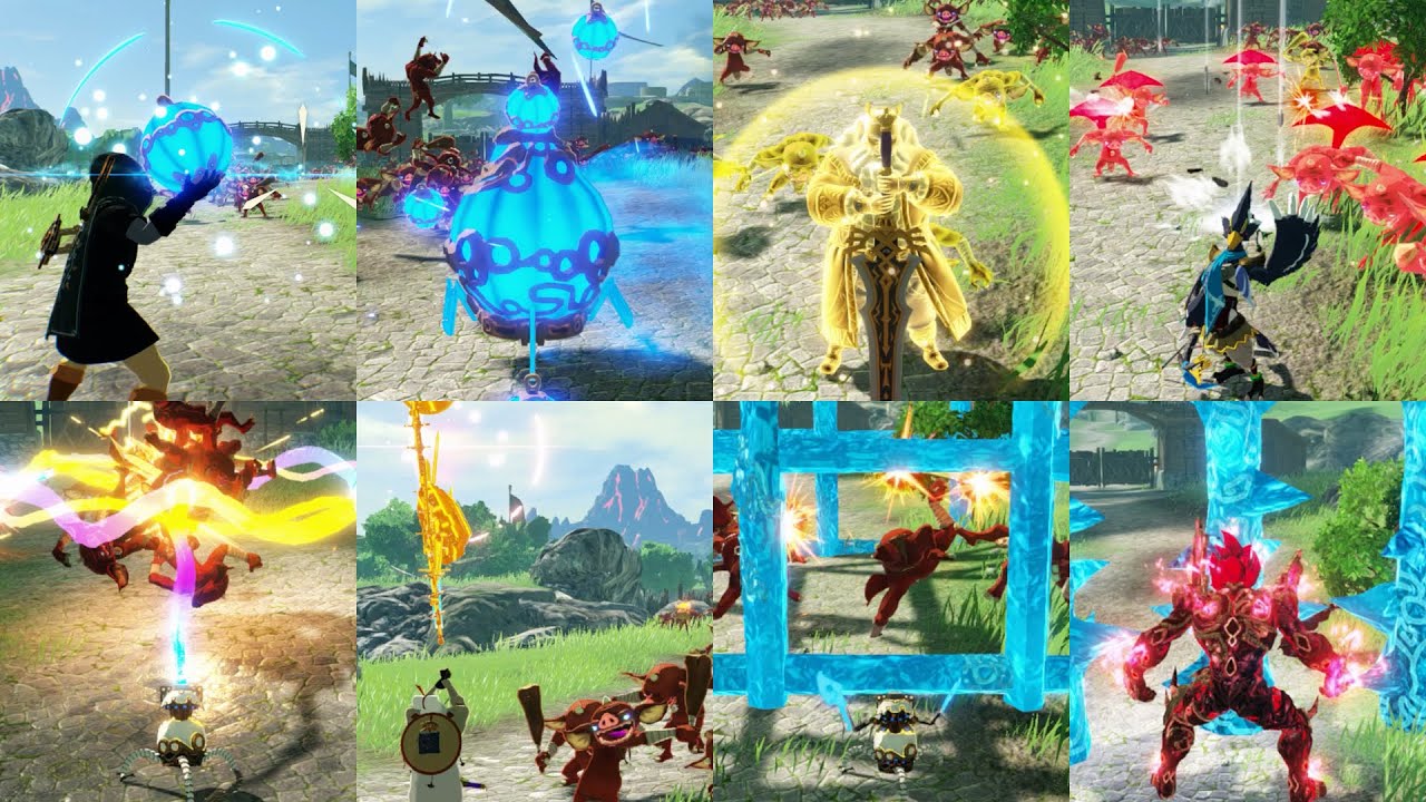 All Characters Sheikah Slate Skills (Including All DLC Characters) - Hyrule Warriors Age of Calamity