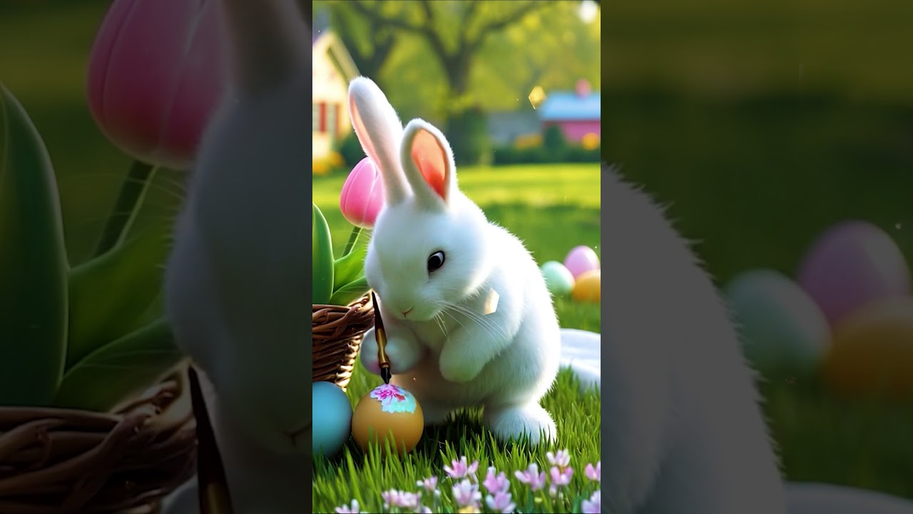 Happy Easter!🎵 Musical greeting from the Easter Bunny 🐰🌼